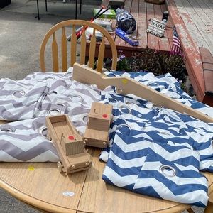 Chevron Grommet Curtains